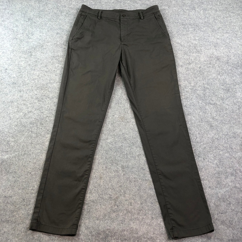 Birddogs Boom. Mens Chino Pants 32x32 Built-in Liner Stretch Dark Gray Golf